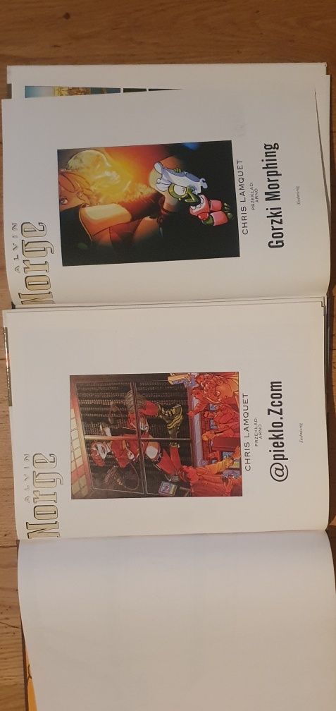 Komiks  GORZKI MORPHING + pieklo.Zcom - Alvin Norge, Chris Lamquet