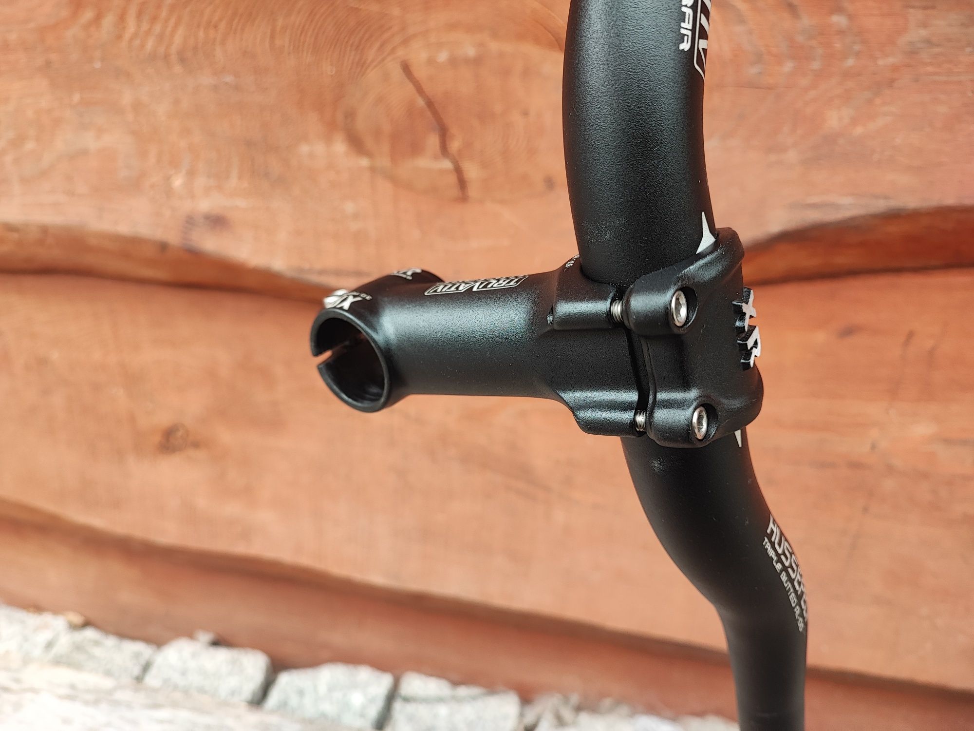 Kierownica i mostek rowerowy Truvativ Hussefelt XR alu 31.8 Retro MTB