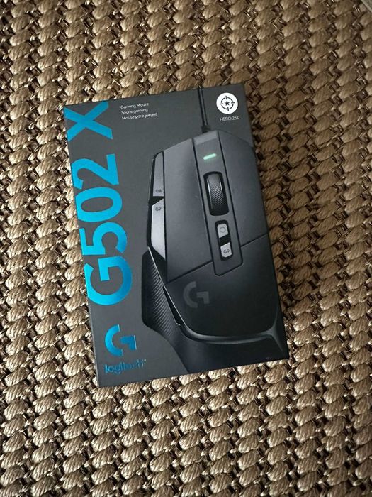 Myszka Przewodowa Logitech G502X HERO 25K Czarna Optyczna 25600 DPI