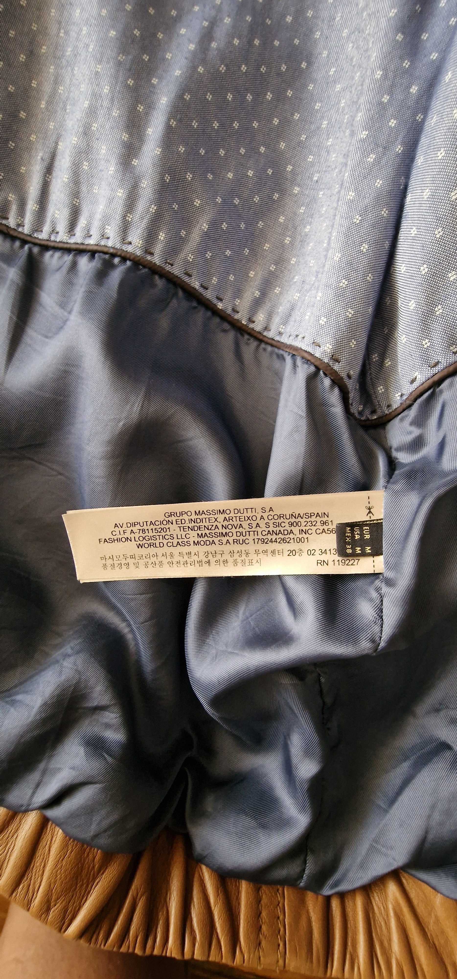 Blusão pele Massimo  Dutti