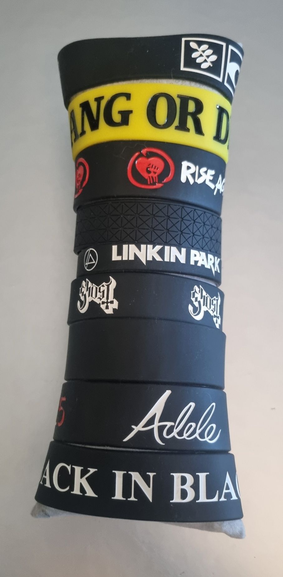 Pulseiras de Bandas Rock Metal