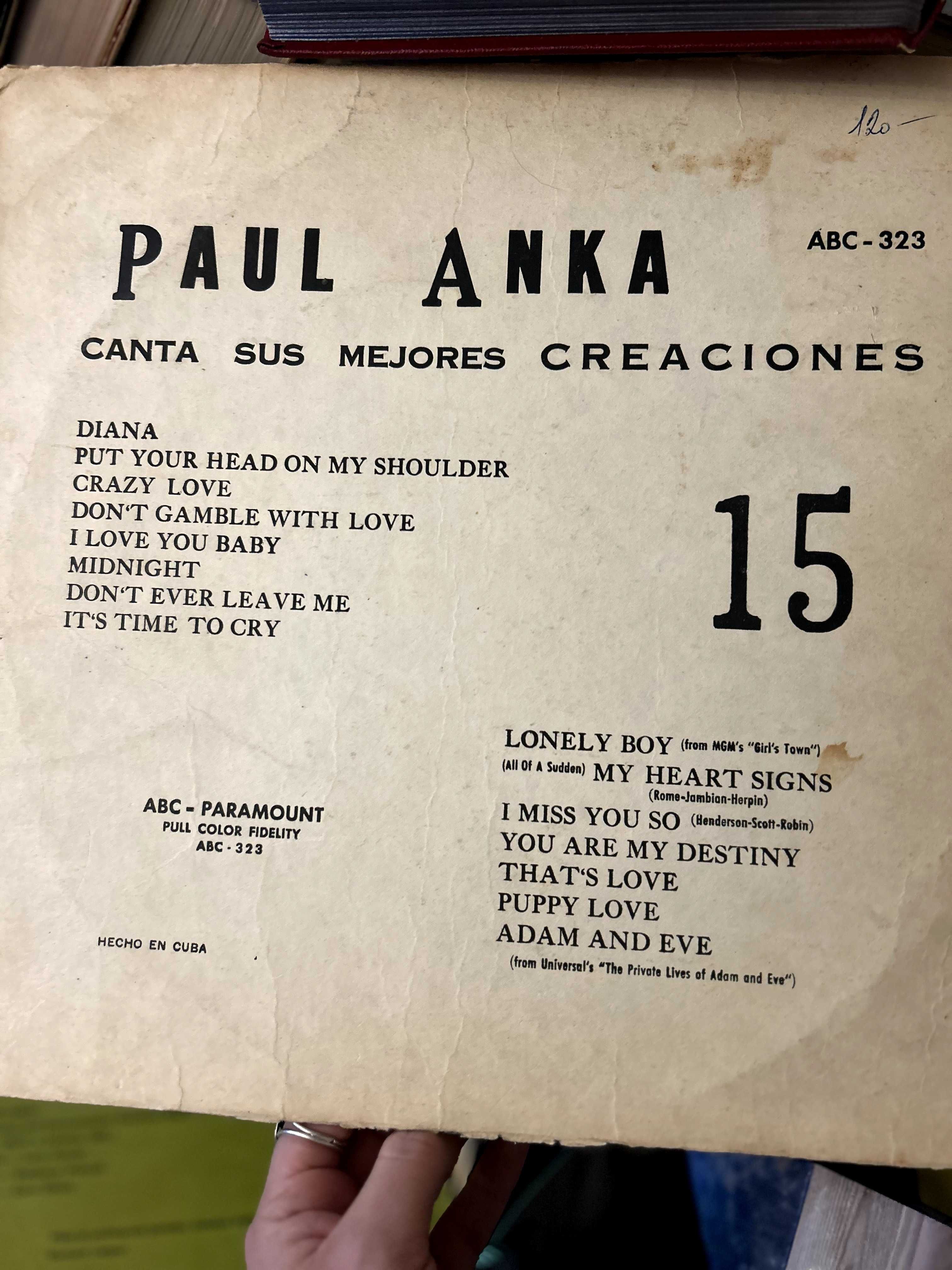 Paul Anka: Paul Anka Sings His Big 15 [Winyl]