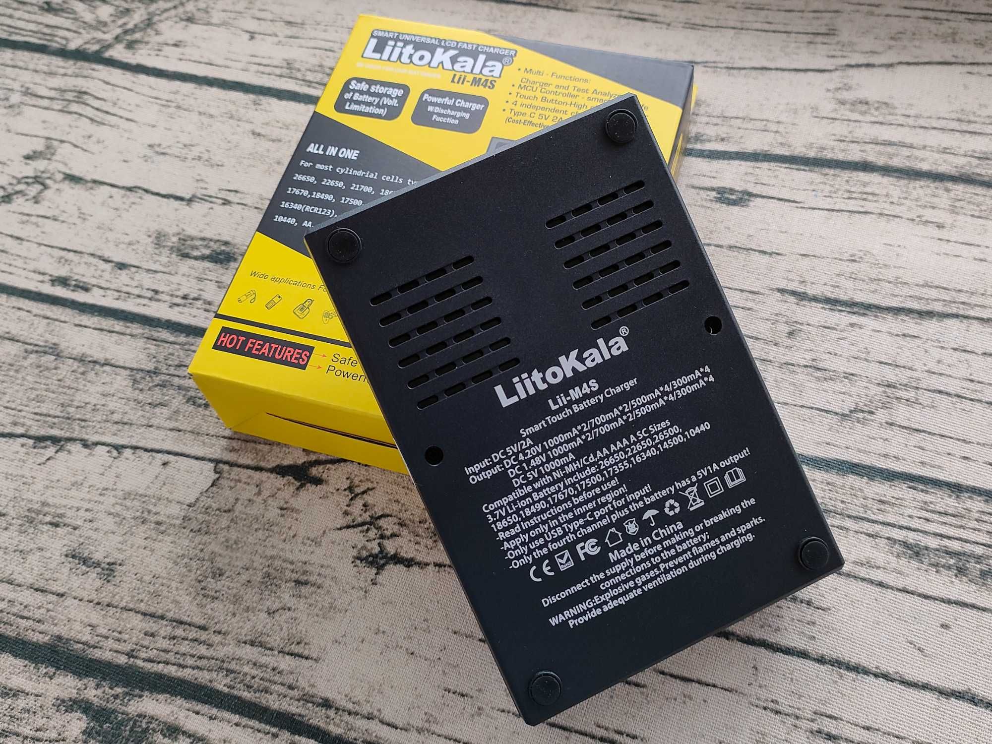 Зарядное устройство LiitoKala Lii-M4S Lii-600 Lii-PD4 для АКБ 18650