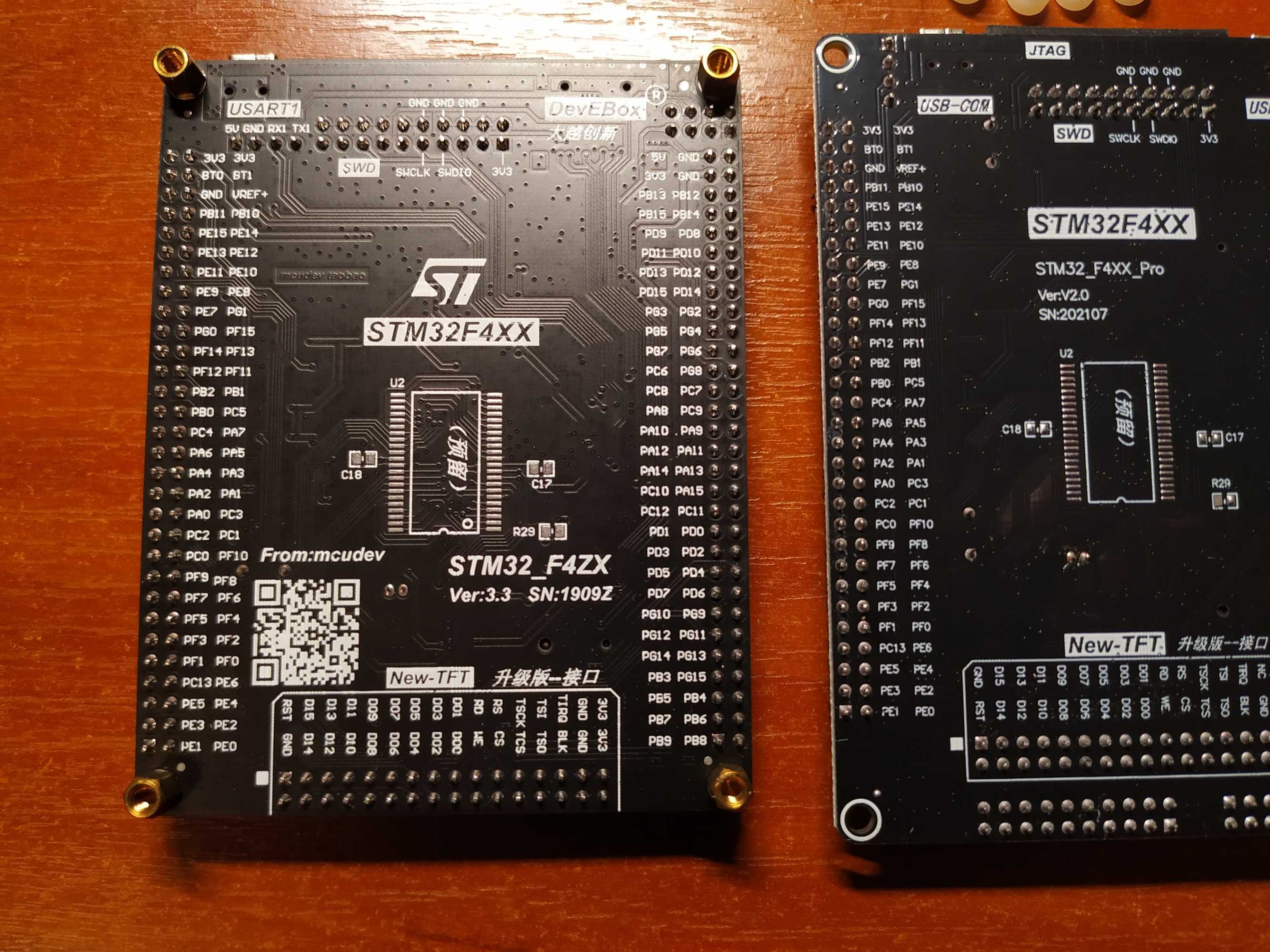 Отладочная плата на микроконтроллере STM32F407ZGT6 (для обучения)