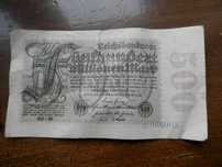 500 мільйонів   марок 1923р.