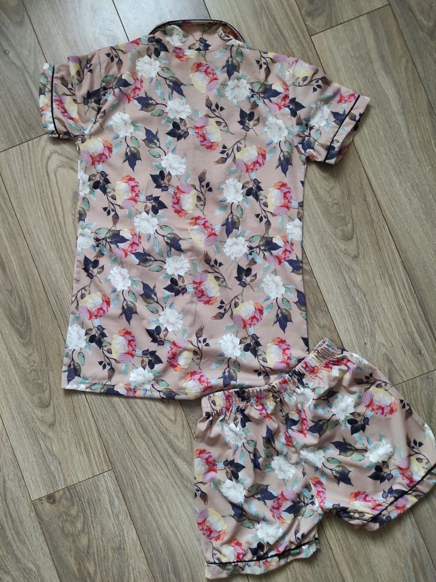 Piękna piżama kwiatowy print rozmiary S, M, L, XL
