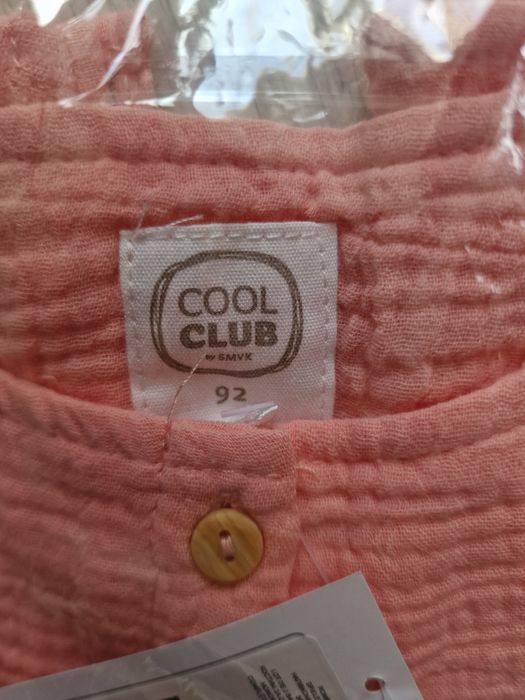 Rampers dziewczecy Cool Club 92cm muslinowy