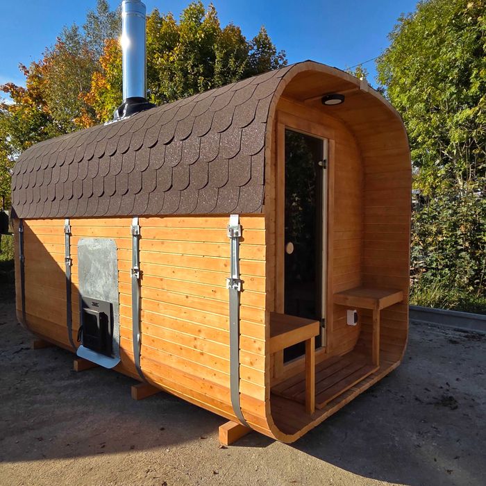 Sauna ogrodowa QUADRO 240 cm do samodzielnego montażu