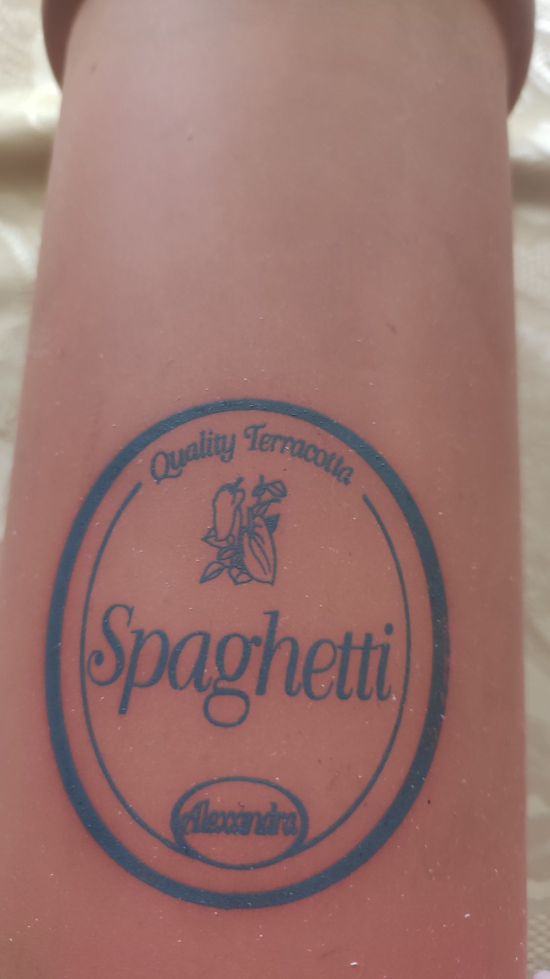Naczynie/pojemnik na spagetti z kamionki