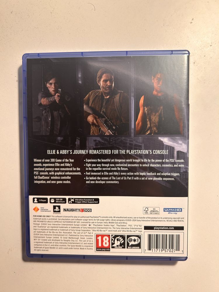 The Last of Us part 2 Remastered PS5