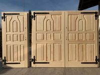 Drzwi garażowe brama zewnętrzne 100% drewniane