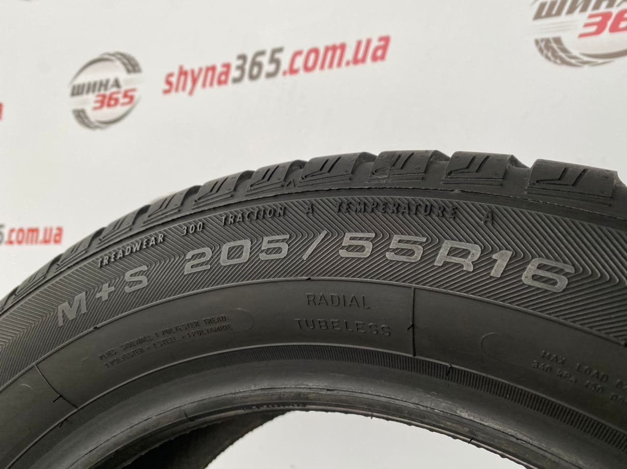 шини бу 205/55 r16 goodyear vector 4 seasons 7mm