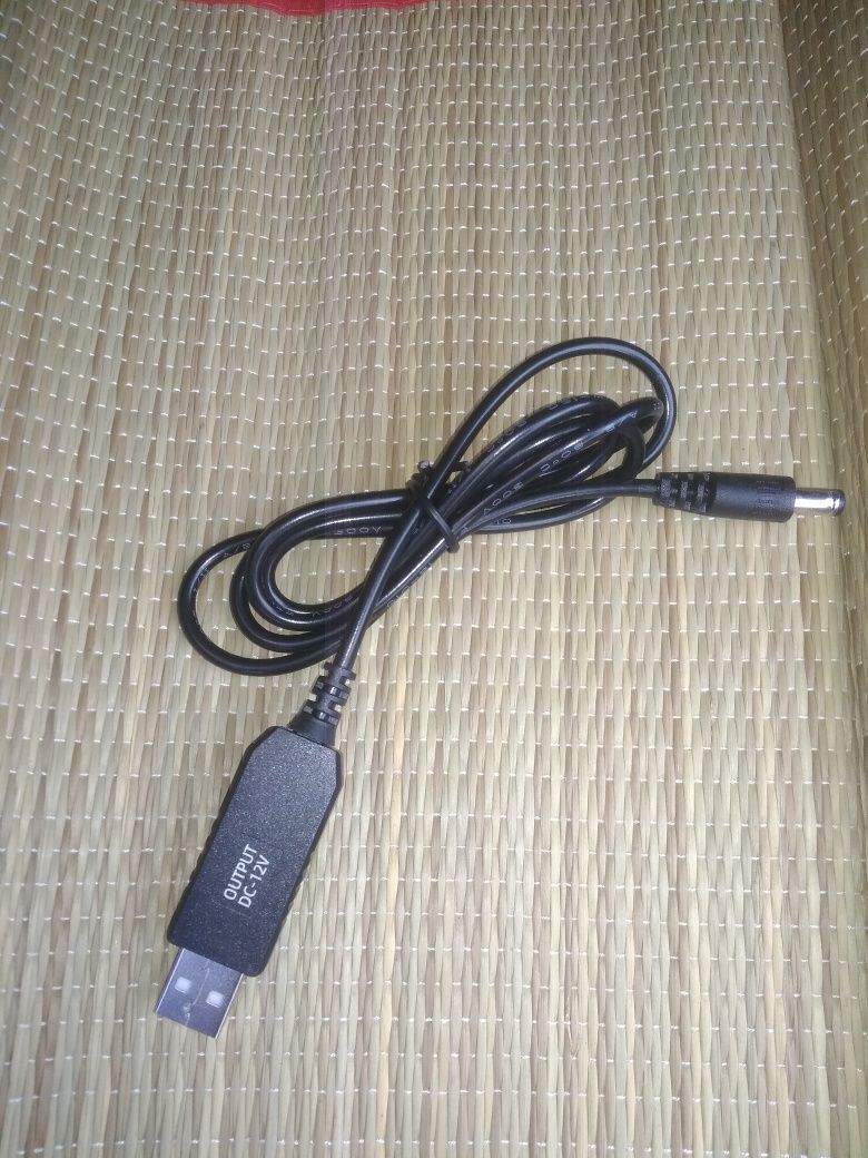 Кабель USB DC-12V для живлення роутера