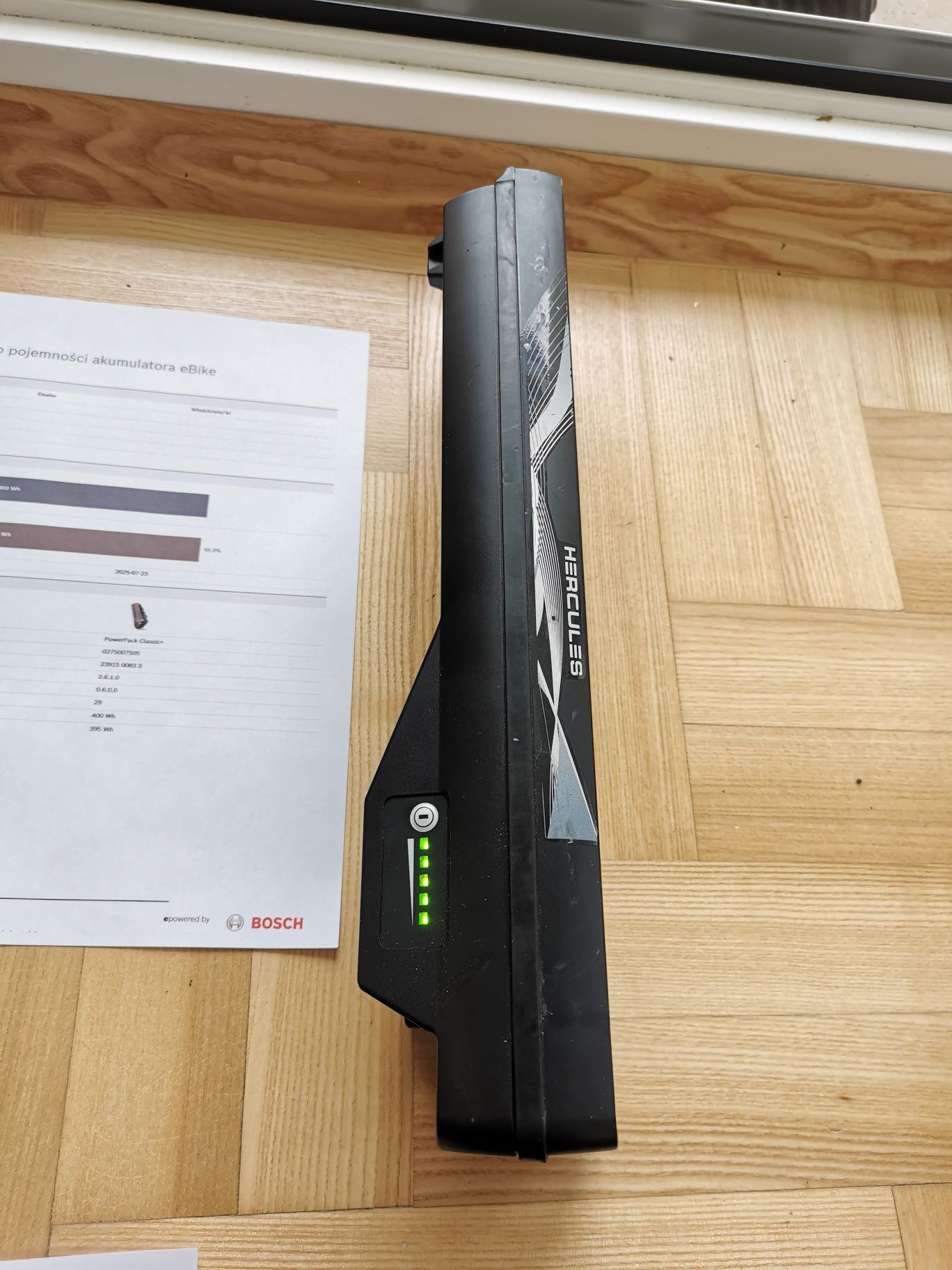 Bateria do roweru Bosch Powerpack 400 Classic