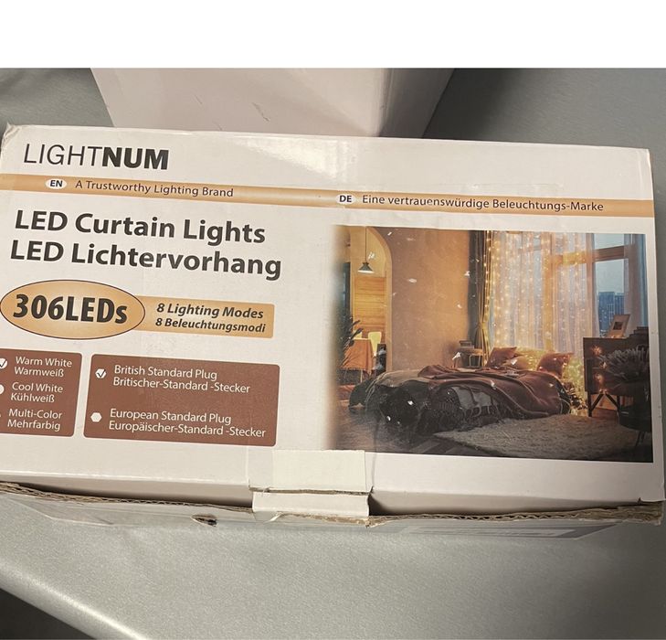 Гірлянда, гірлянда штора