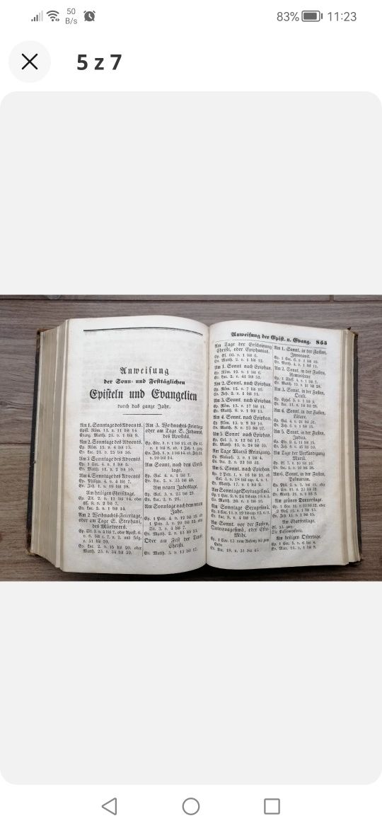 Nowy Testament 1842r. Martin Luther