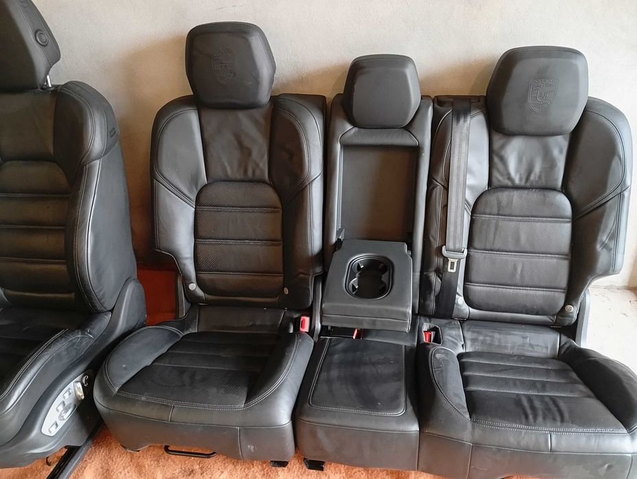 interior pele porsche cayenne s