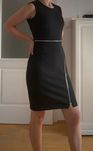 Czarna elegancka sukienka,zamki-38