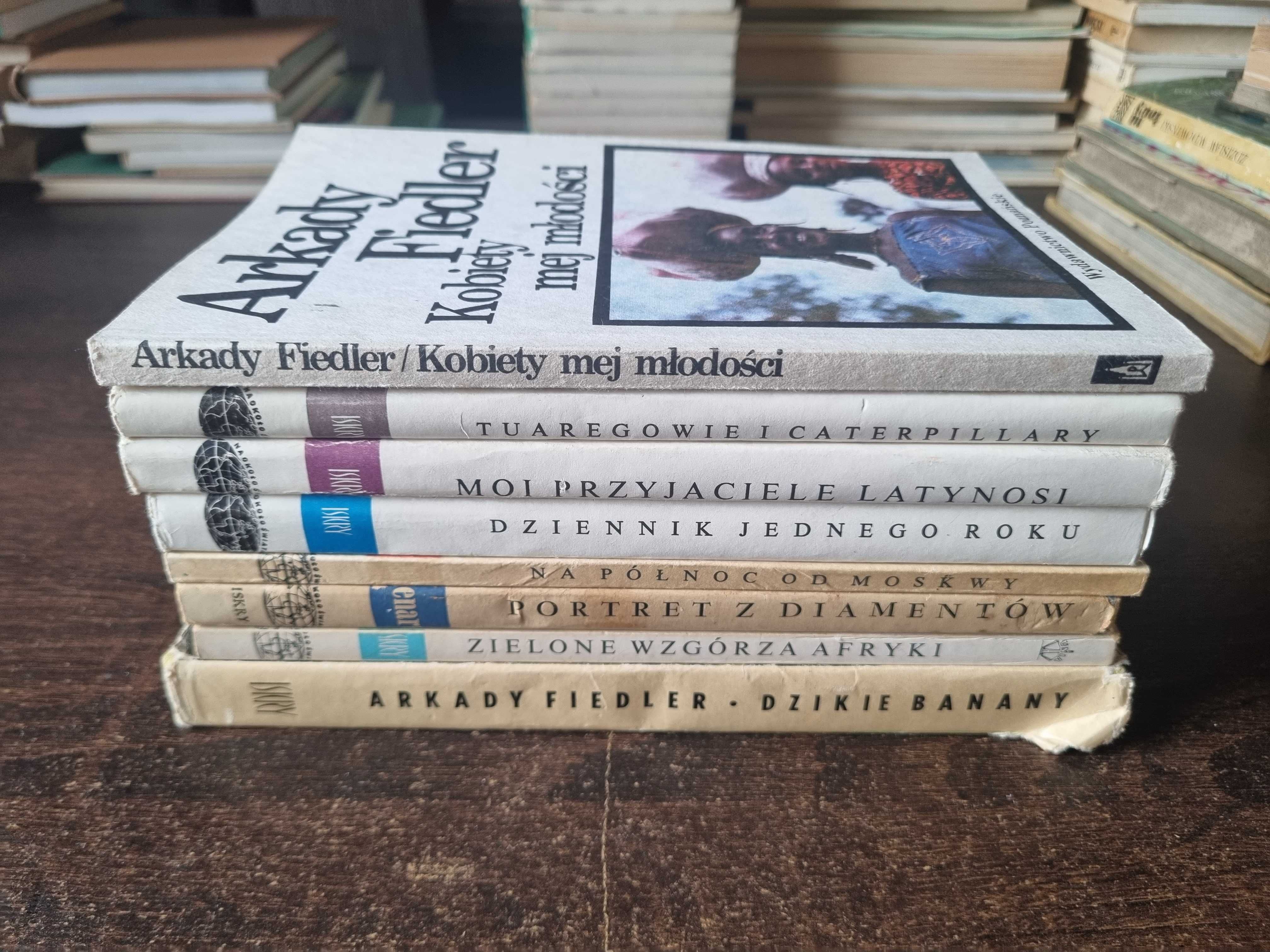 Zestaw książek Fiedler Michałowski Hemingway Lenart