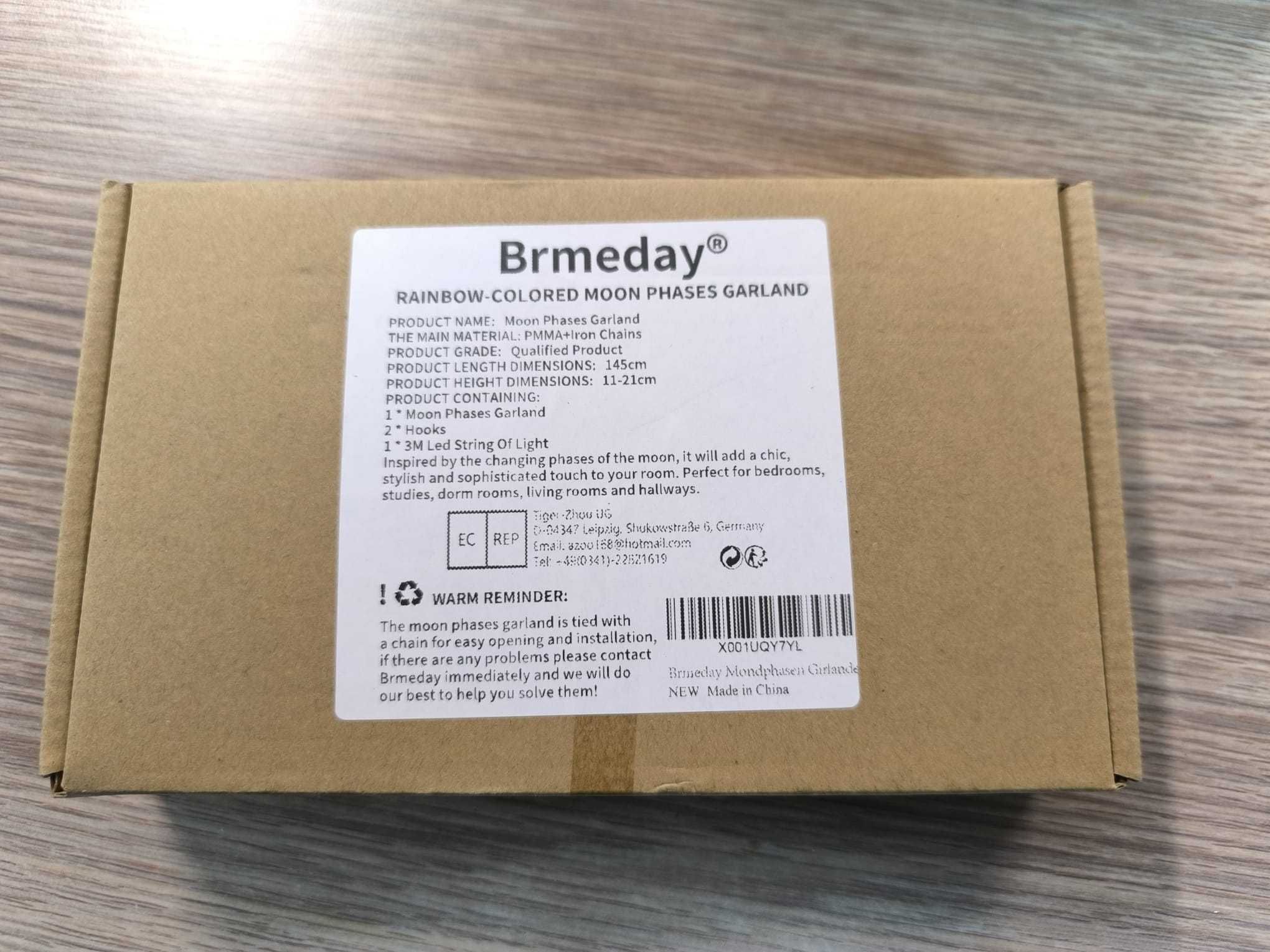 Faza księżyca wiszące ozdoby ścienne, kolorowe akrylowe dekoracje