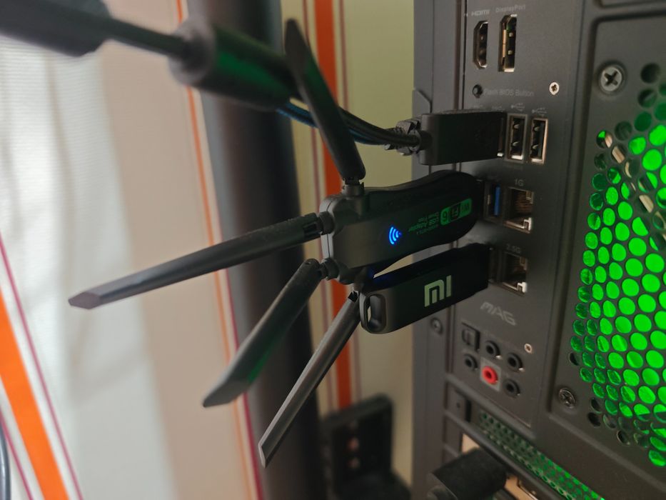 Receptor USB de Wifi + Bluetooth de Alta Velocidade