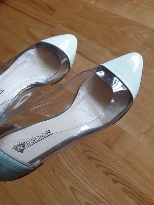 Baleriny krem + transparent 37