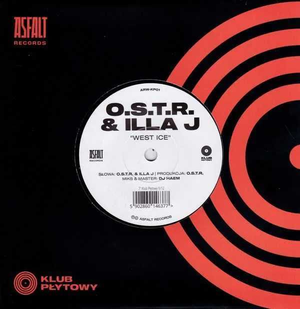O.S.T.R. / Illa J - West Ice / Czas I Pieniądz 2 7" vinyl FOLIA unikat