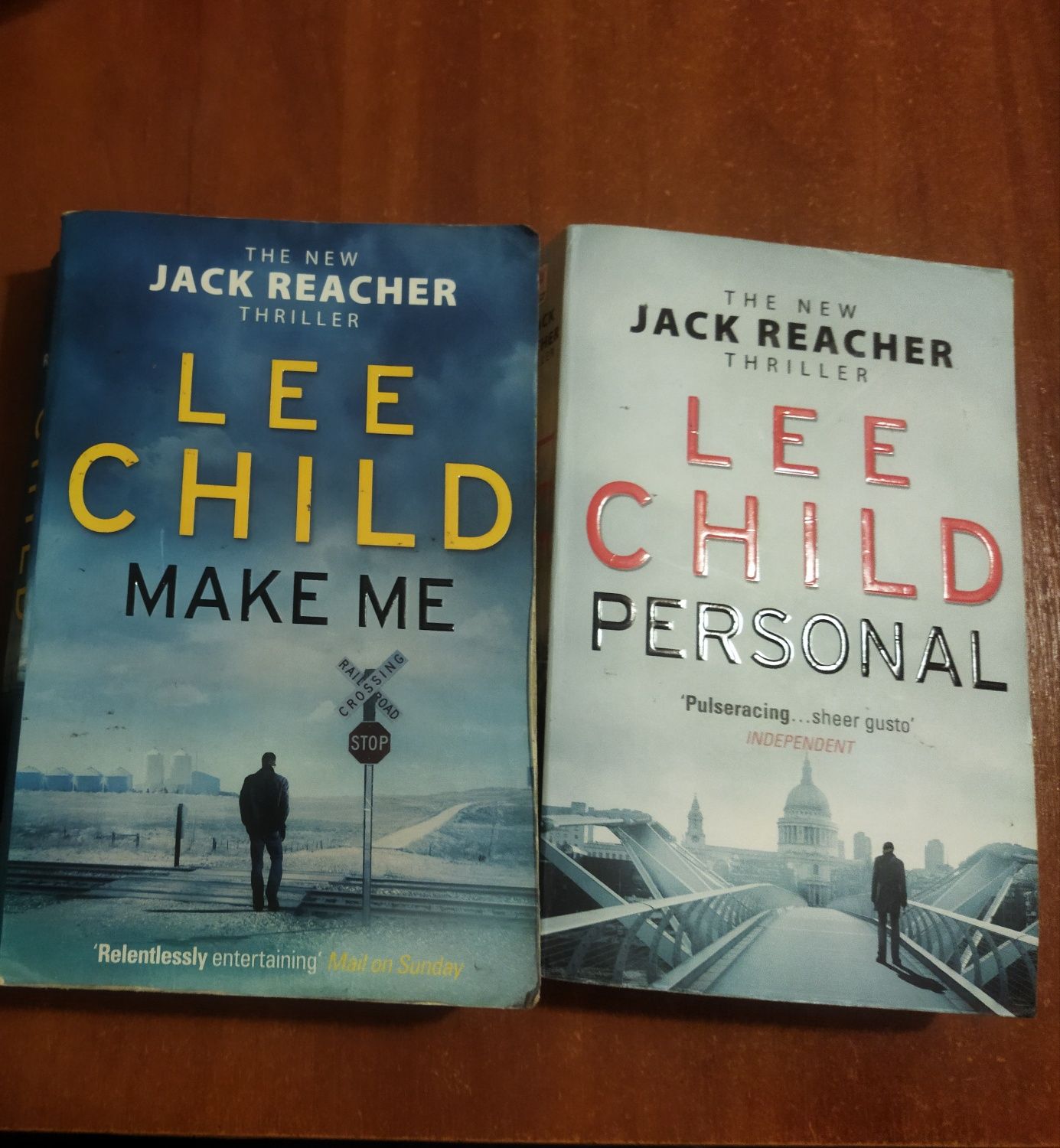 англійською Lee Child personal, make me