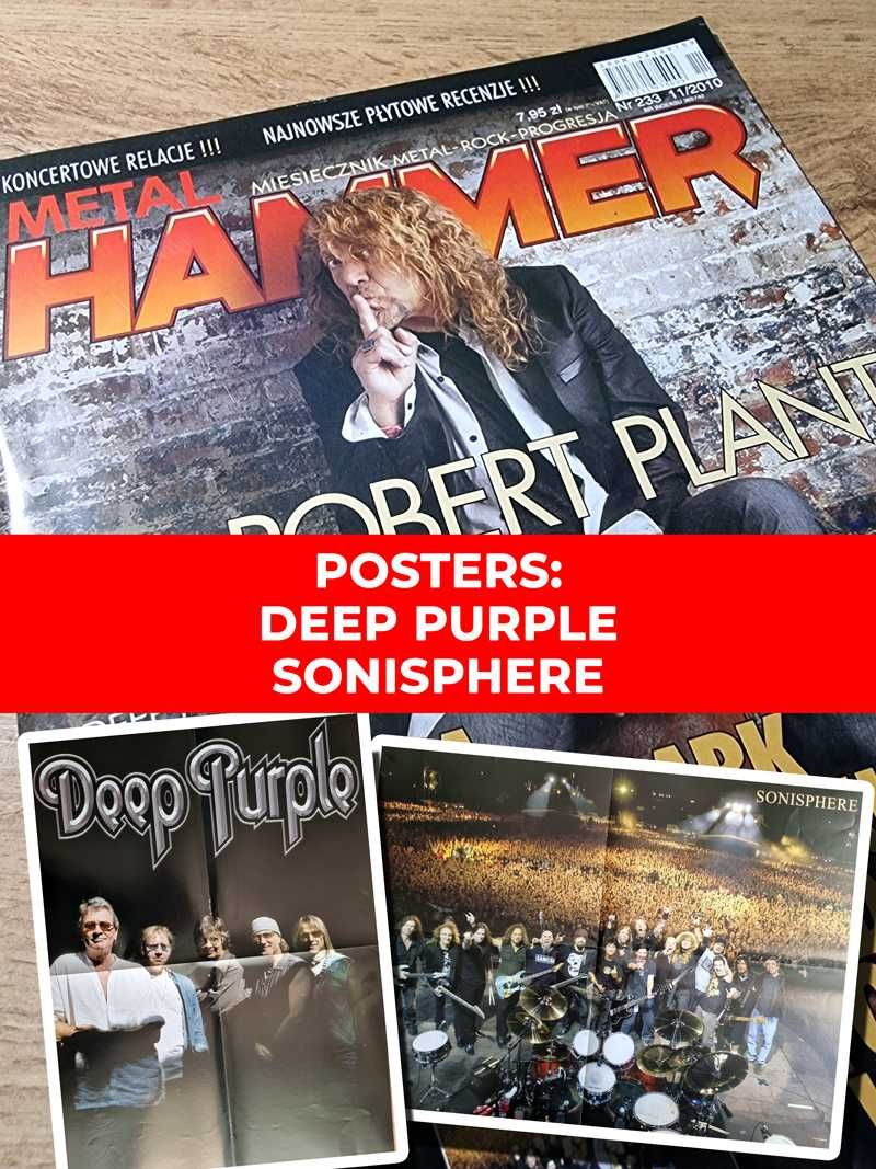 Metal Hammer 11/2010 - plakat: Deep Purple i Sonisphere