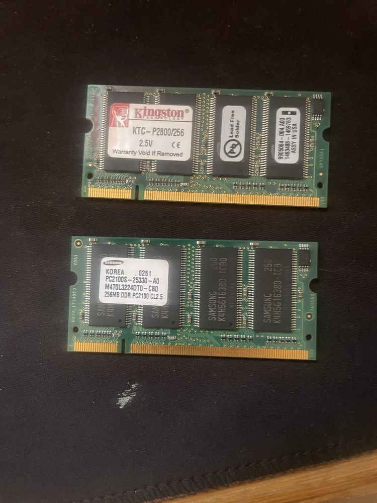 Kości ram do laptopa DDR