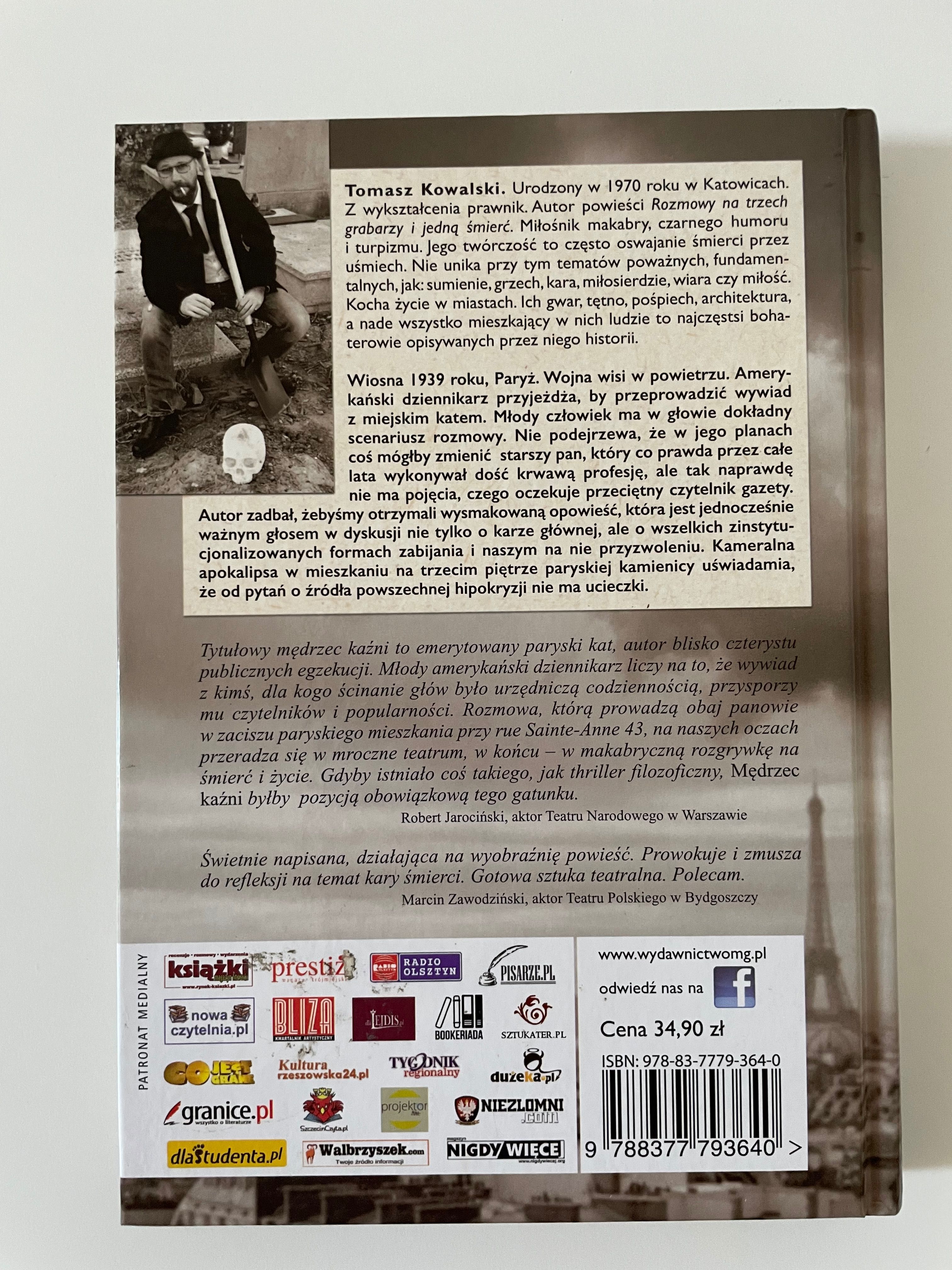 Mędrzec kaźni Tomasz Kowalski książka