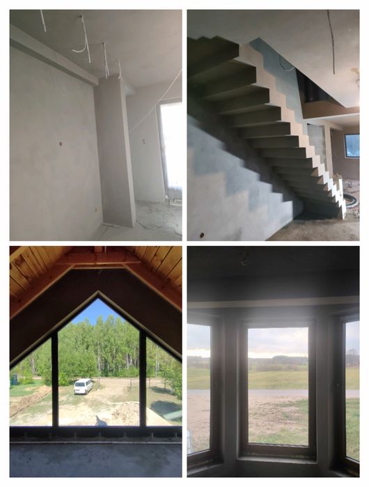 Tynki maszynowe cementowo-wapienne