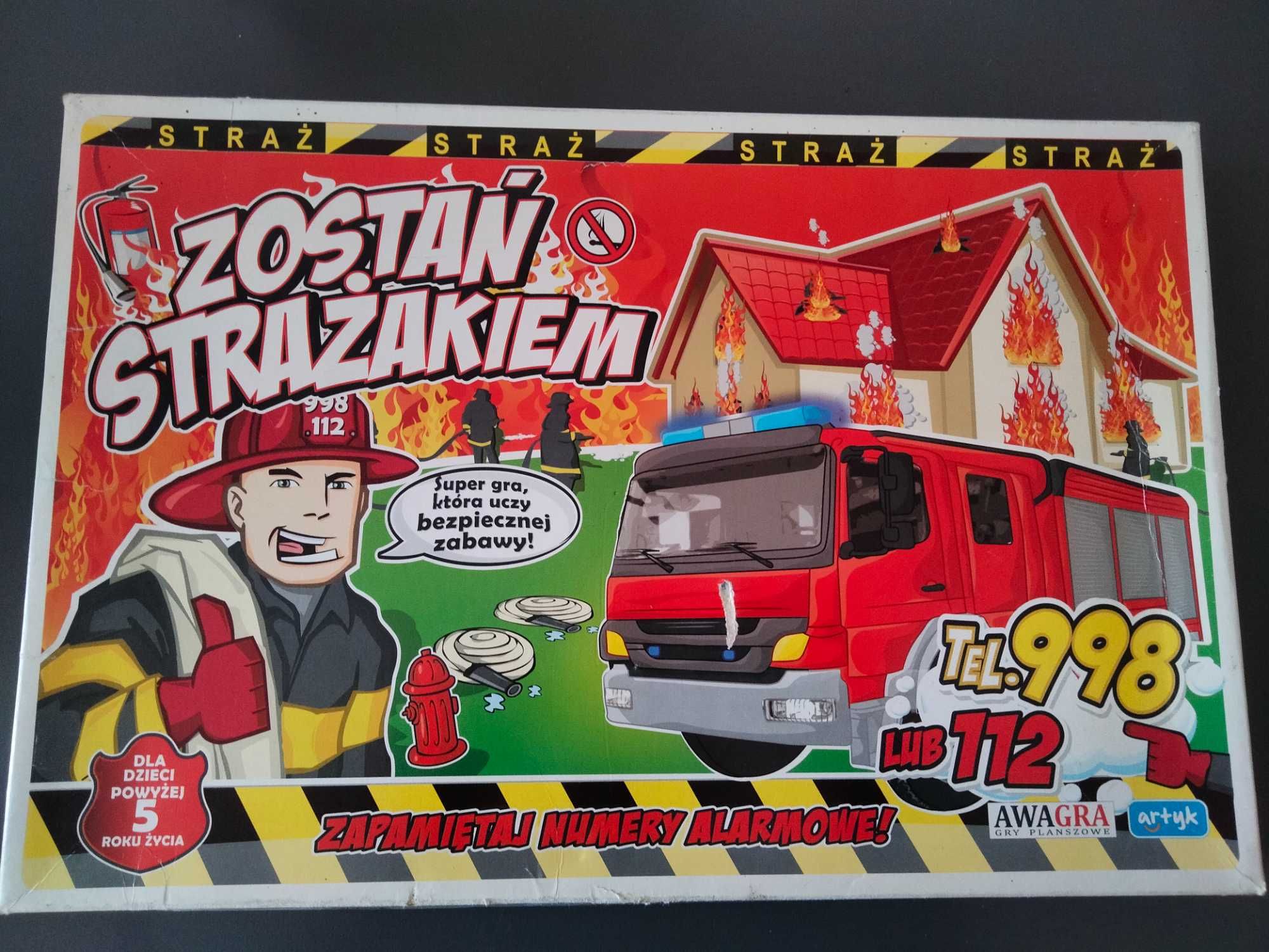 Gra planszowa Zostań Strażakiem
