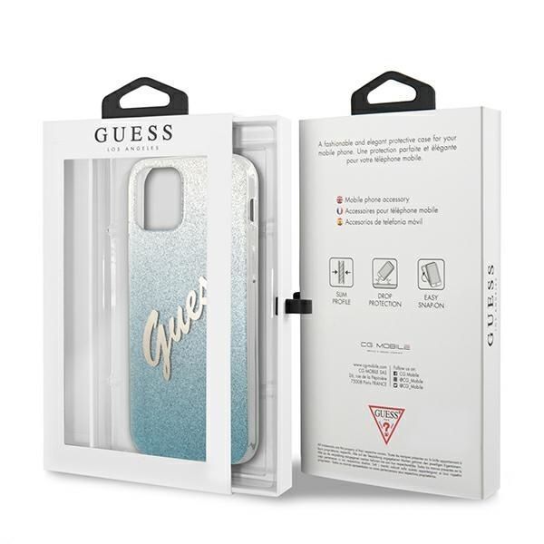 Guess Etui Hardcase Glitter Gradient do iPhone 12 Pro Max