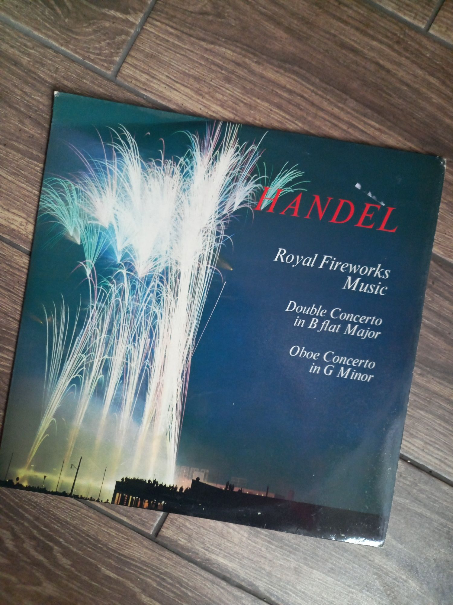 2 płyty winylowe, muzyka klasyczna, Handel, Ravel, Debussy