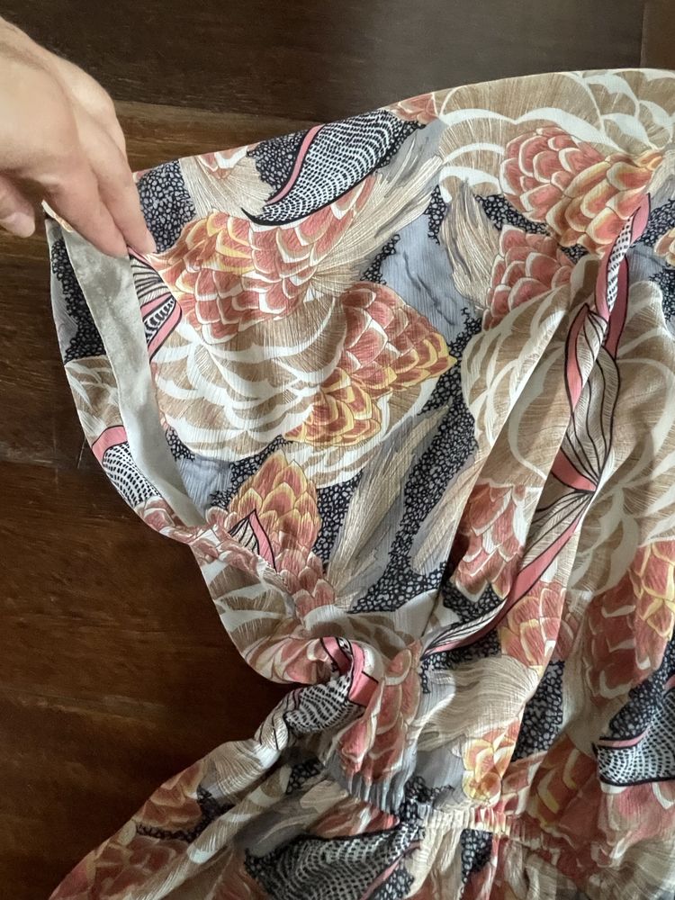 Sukienka Letnia zwiewna plus size Zizzi Plus size XL 48 nietoperz