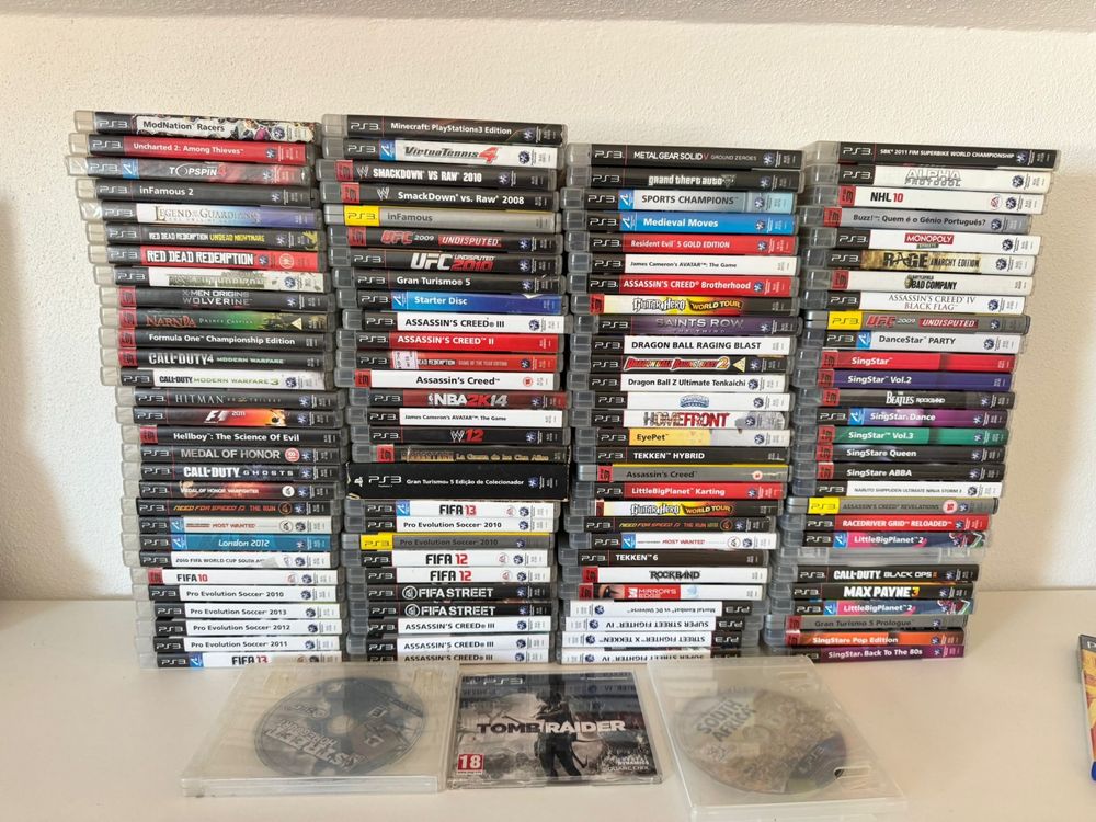 Lote de jogos ps2 e ps3