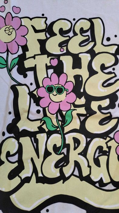 Bawełniana dziewczęca koszulka H&M rozmiar 152