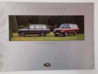 Каталог буклет брошура Range Rover Classic 1995 на англ