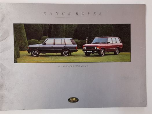 Range Rover Classic 1995 каталог на англ