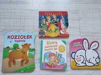 4 książeczki dla dzieci królik, kopciuszek , koziołek