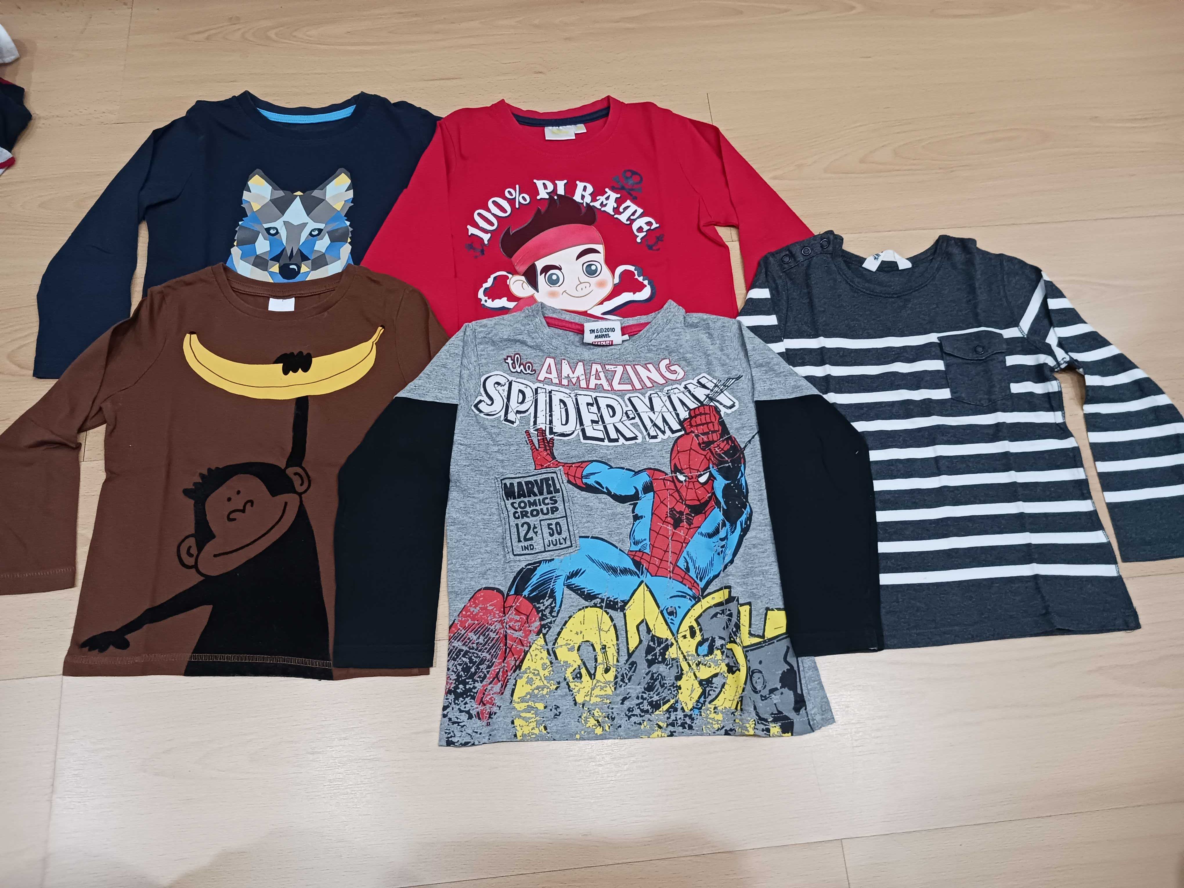 Conjunto de 5 sweatshirts para criança - 3/4 anos