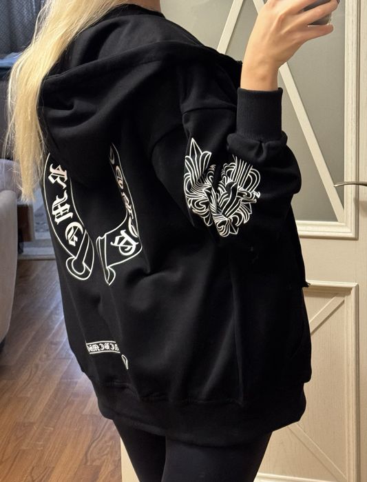 Худи кофта зипка 1chrome hearts stone