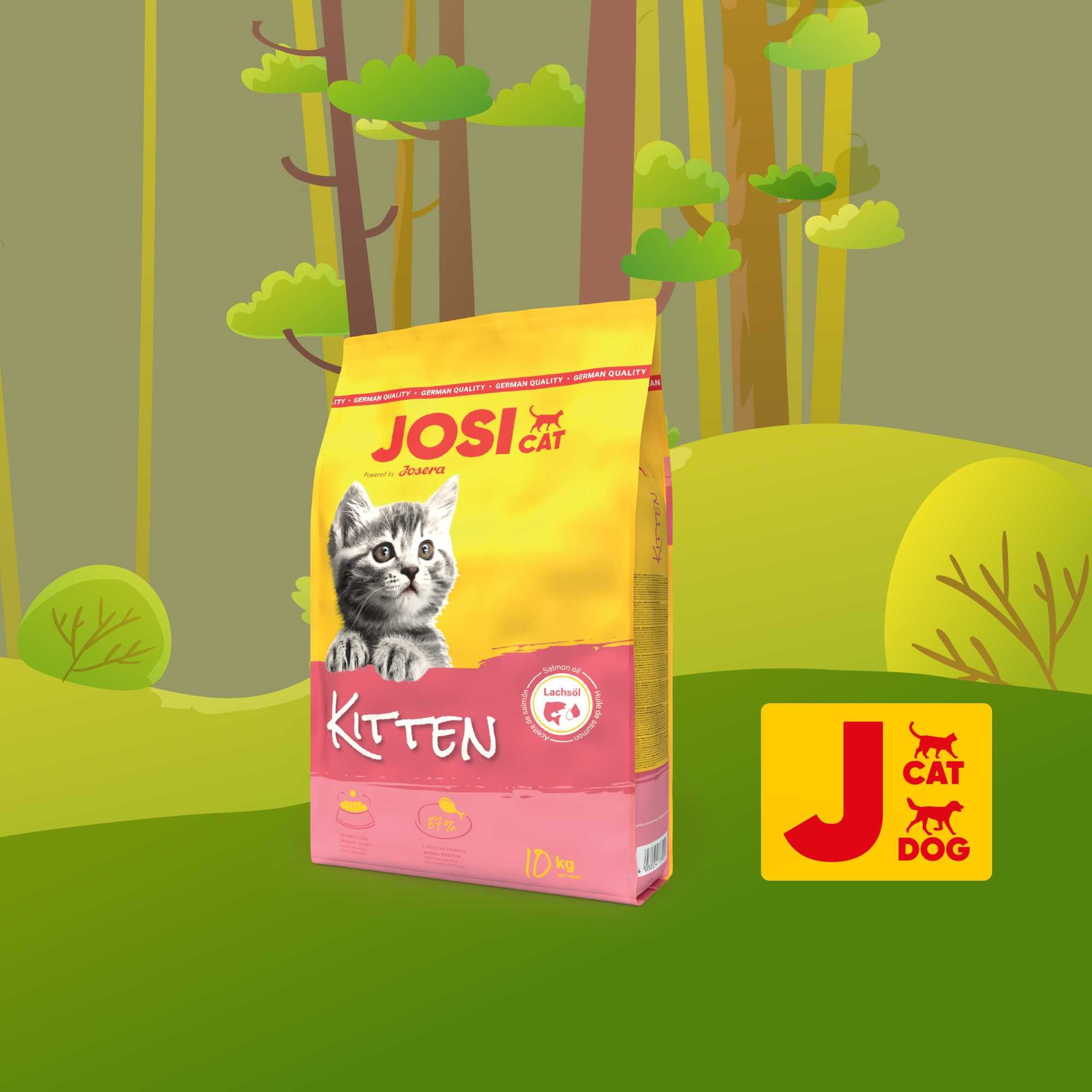 JosiCat Kitten 10кг від Josera. Преміум корм для кошенят