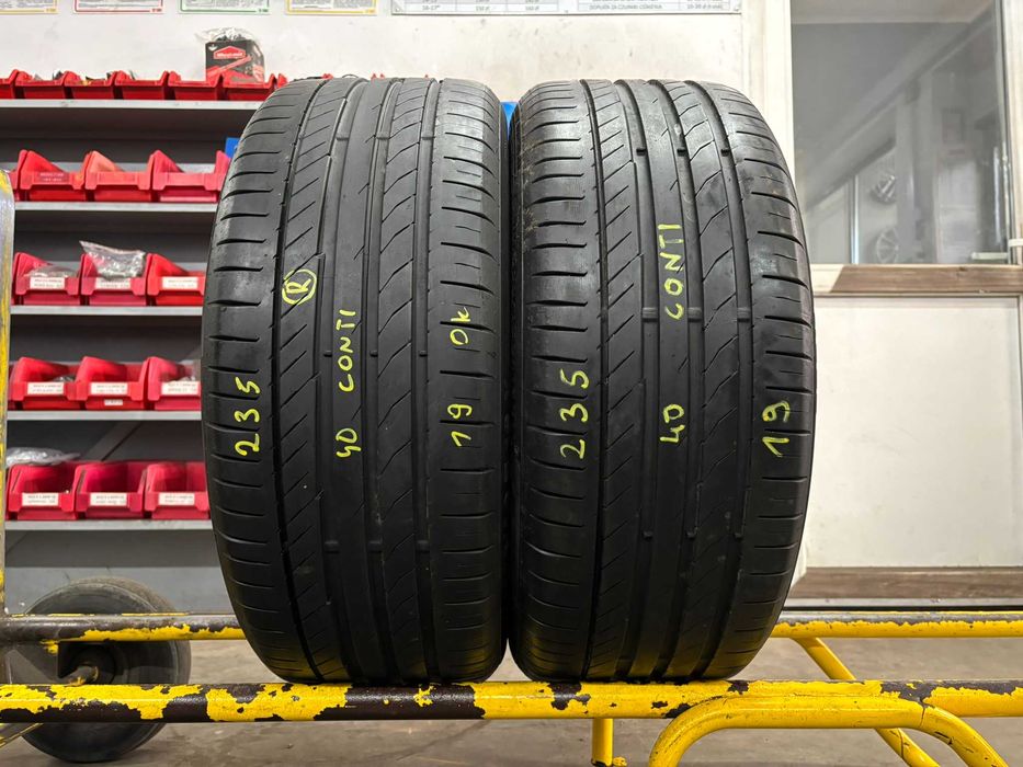 2X OPONY LETNIE 235/40R19 92V Continental ContiSportContact 5 6.6MM
