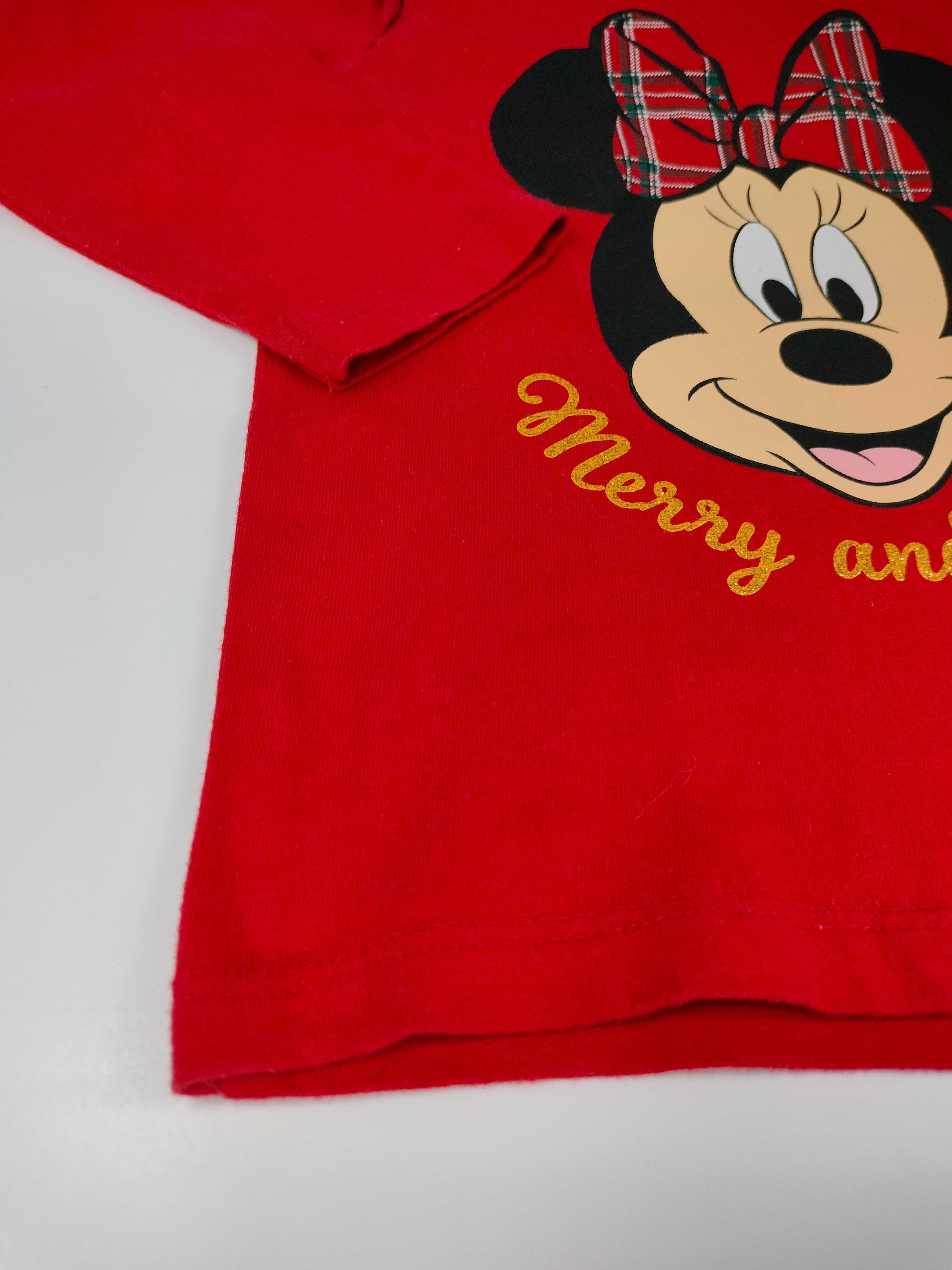 koszulka t-shirt Myszka Minnie z falbankami Sinsay r 86