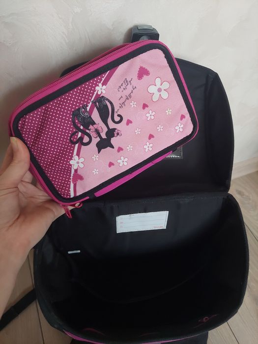 Каркасний рюкзак 1-4клас +пенал