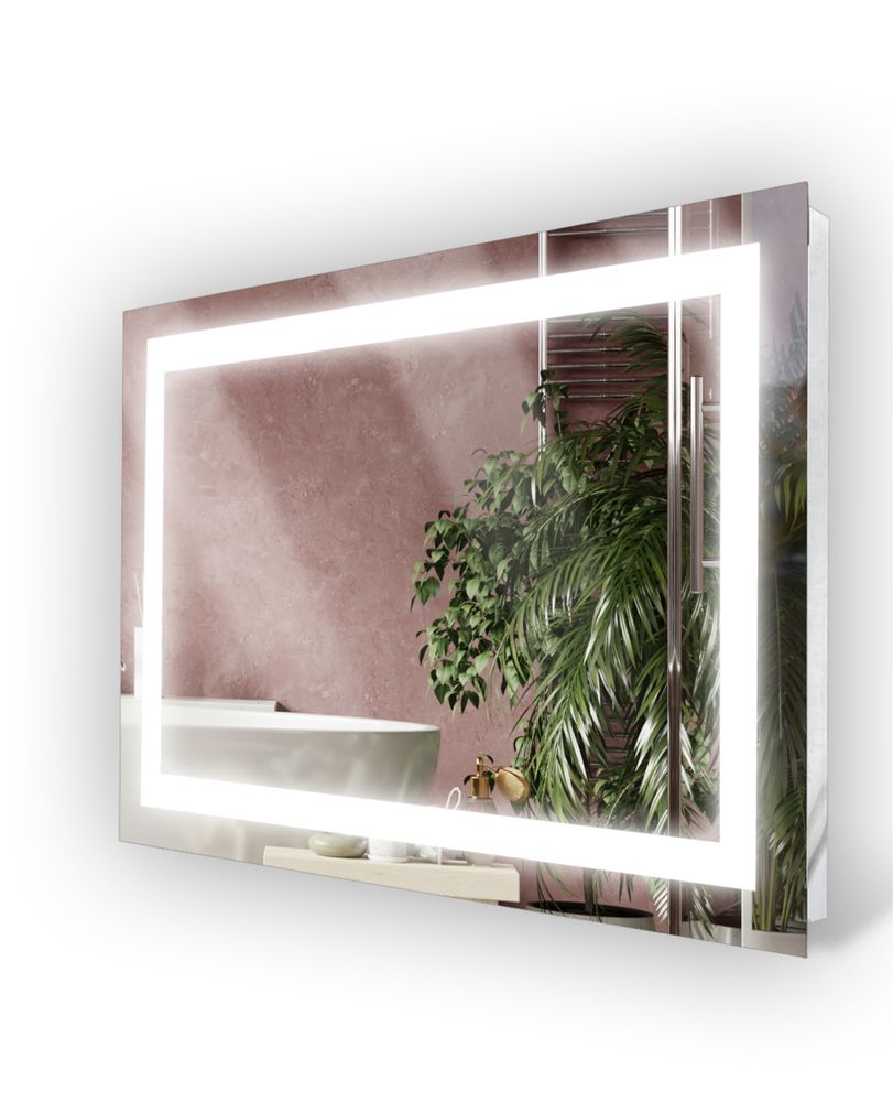 Lustro led Home & Decor Group ścienne kwadrat 100 x 100 cm