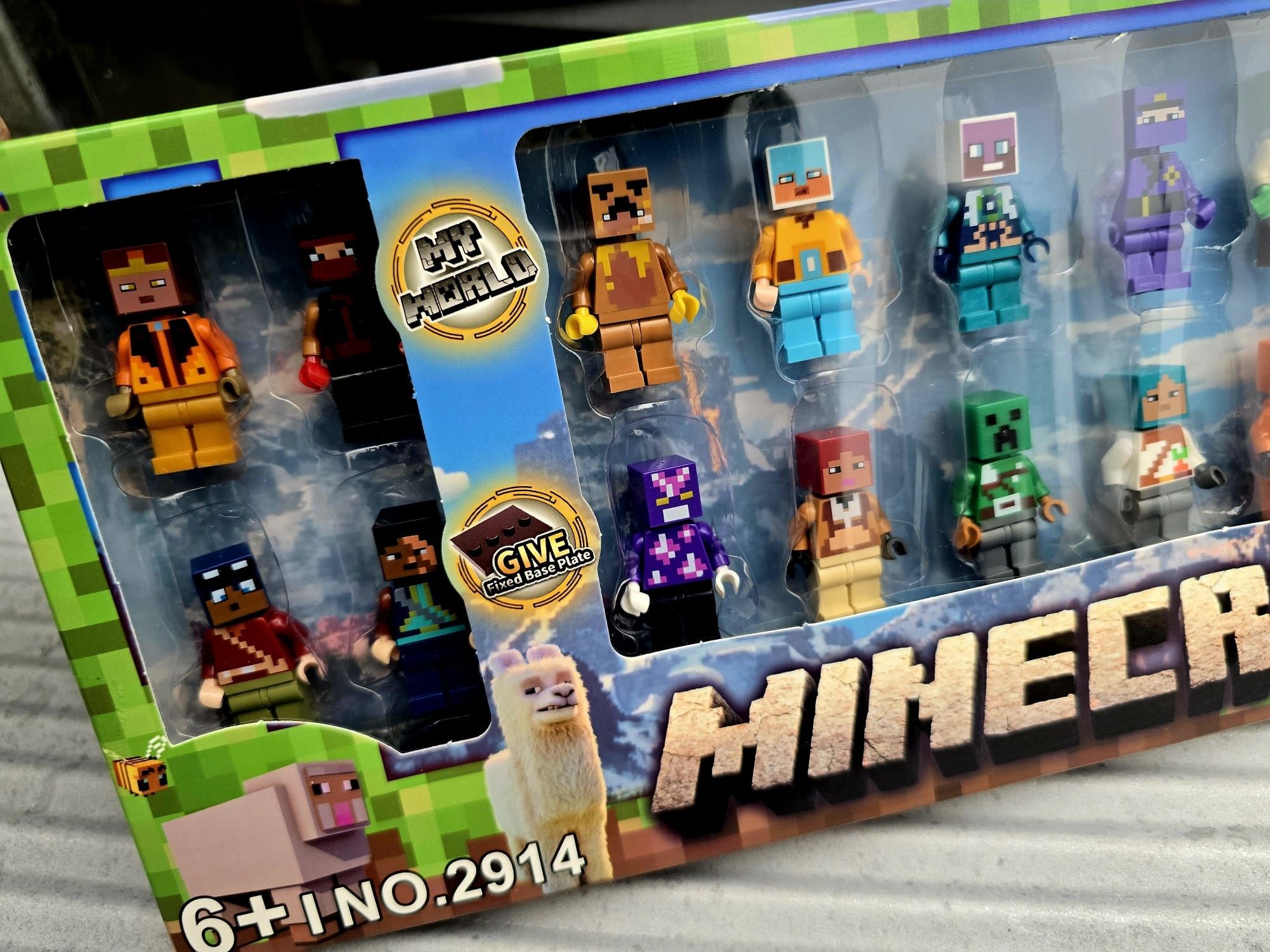 Duży super zestaw figurek Minecraft HIT nowe