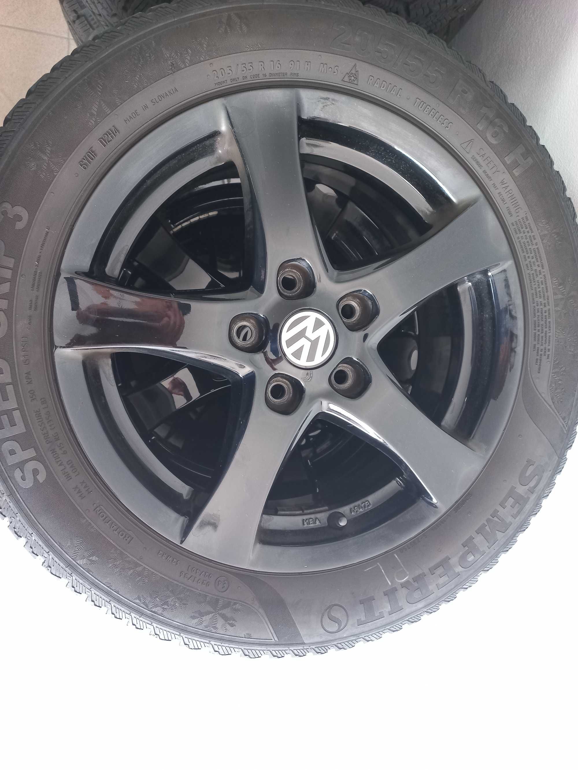 Komplet alufelg 5x112 r.16 czarne